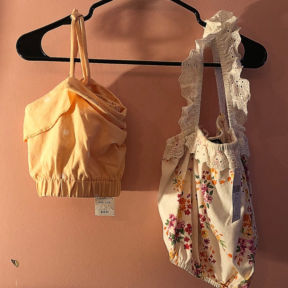 PACSUN CROP TOPS SZ XS